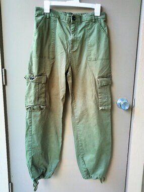Army Green Cargo Six Pocket Pants Size Large